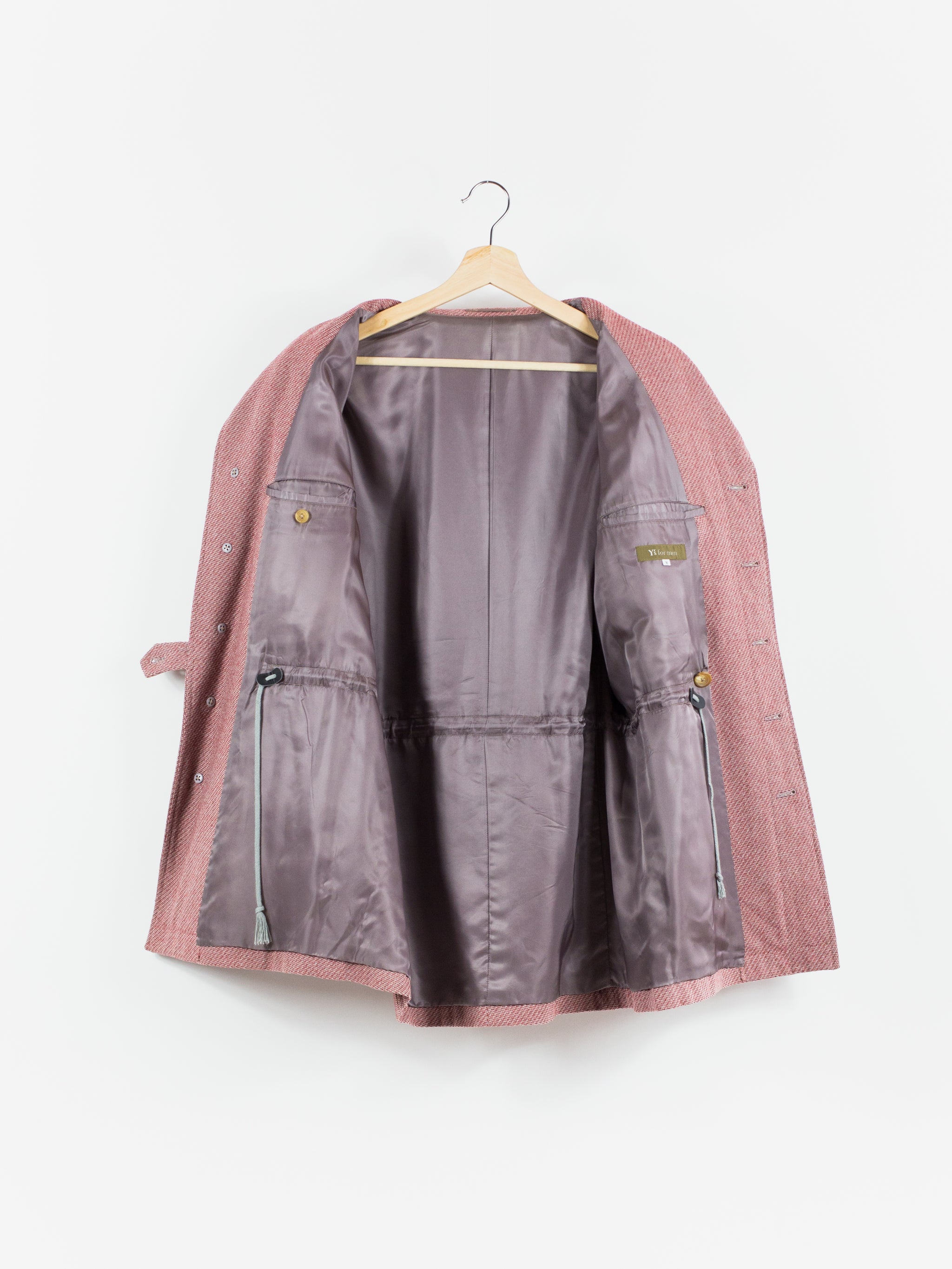 Yohji Yamamoto Y's For Men 90s Pink 2-Piece Suit – HUIBEN
