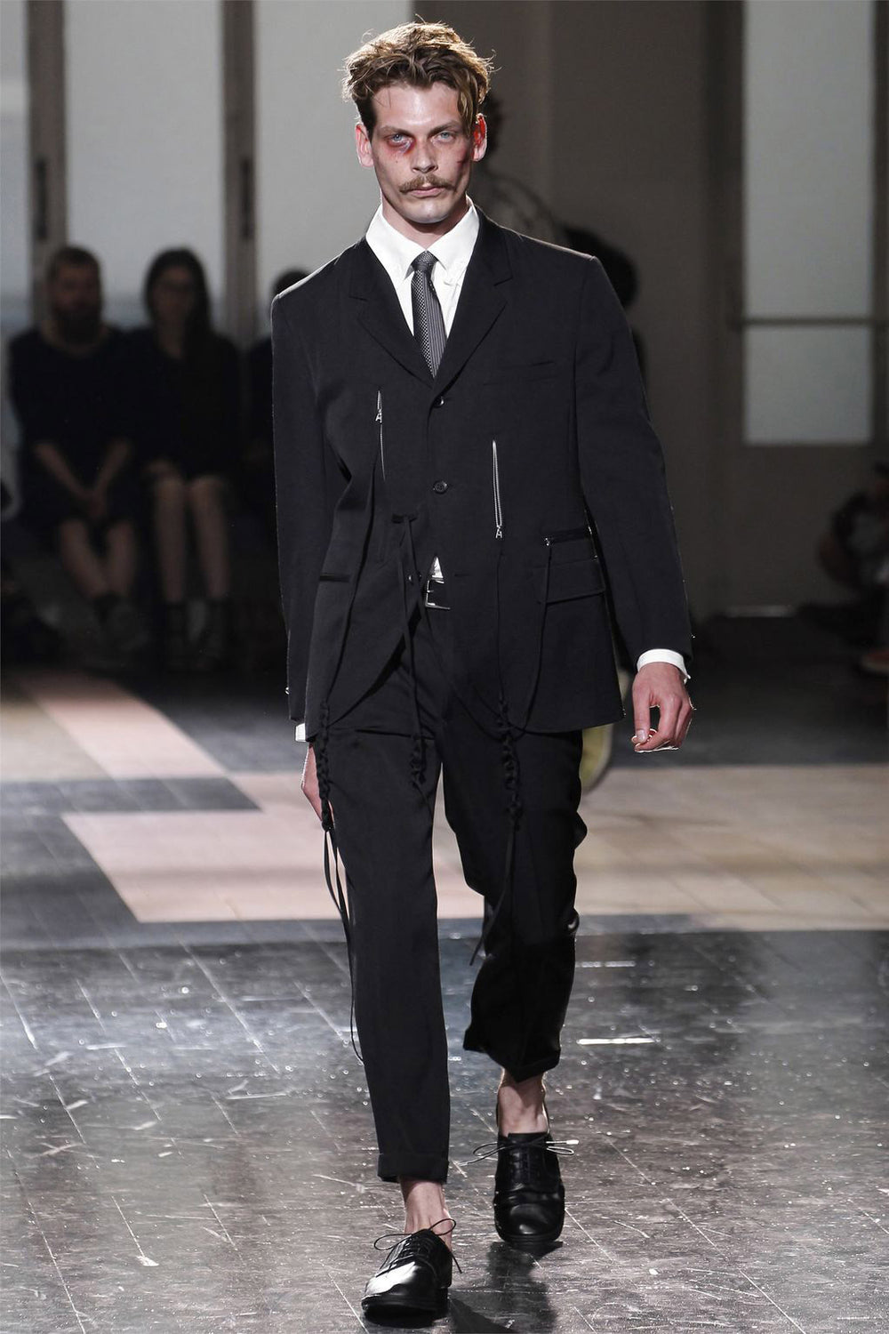 Yohji Yamamoto Pour Homme SS13 Look 26 String-Tie Suit 2 – HUIBEN