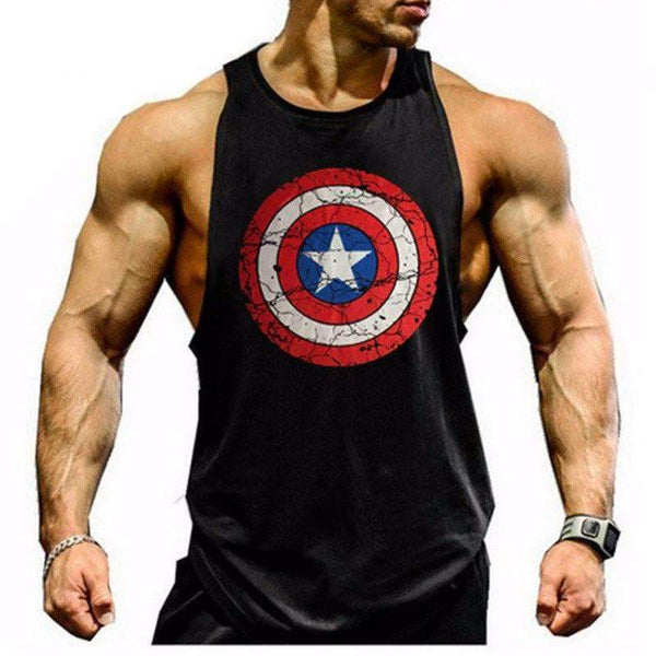 Captain America Tank top - High Quality 