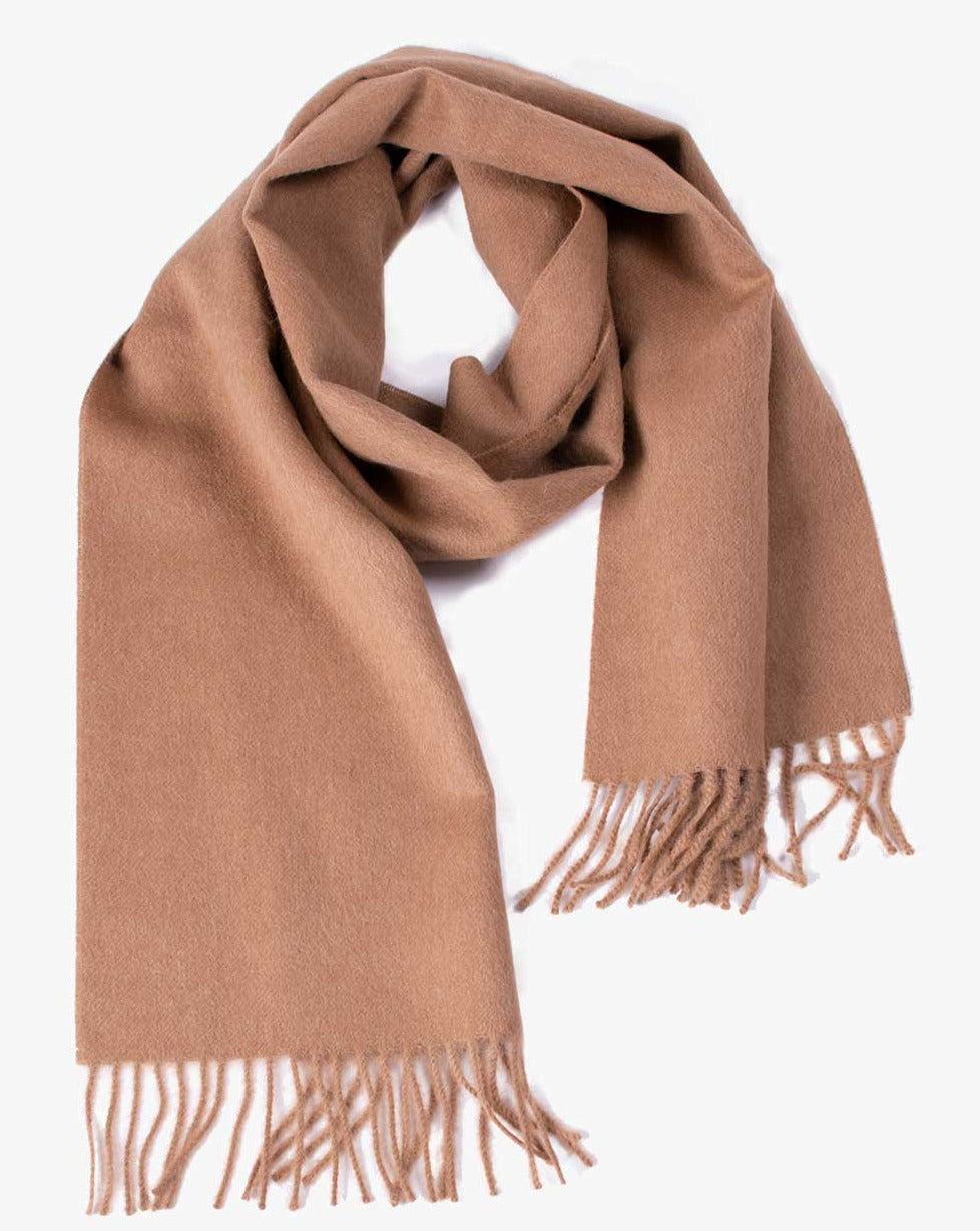 camel colored scarf