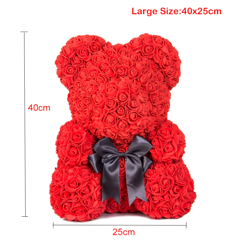 large rose bear