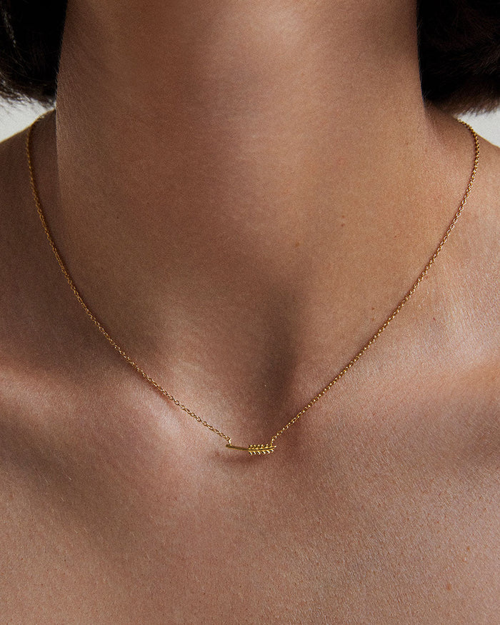 OUTLINE INITIAL NECKLACE A-Z (18K GOLD VERMEIL) – KIRSTIN ASH