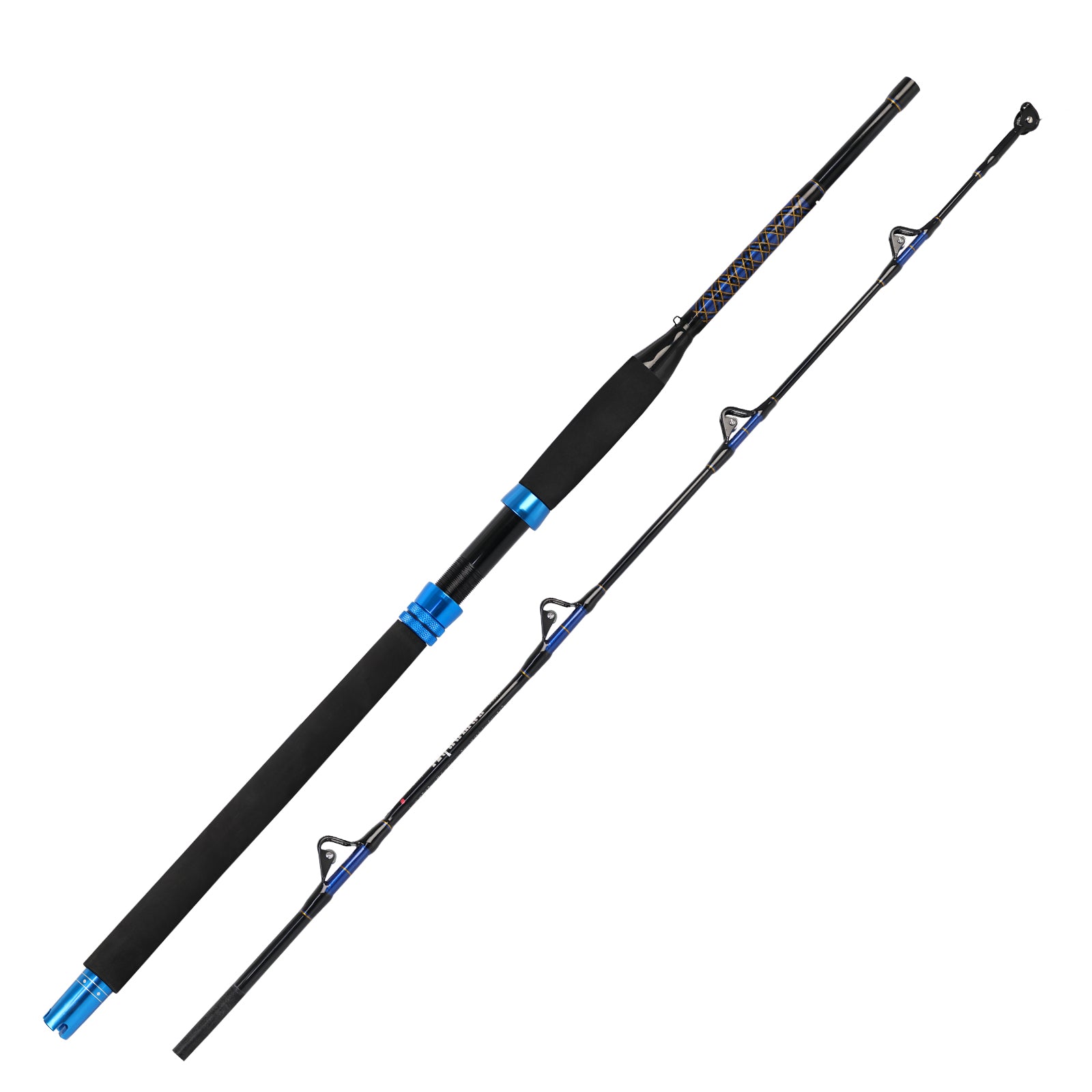 Fiblink Saltwater Offshore Trolling Rod Conventional Boat Rod Carbon F ...