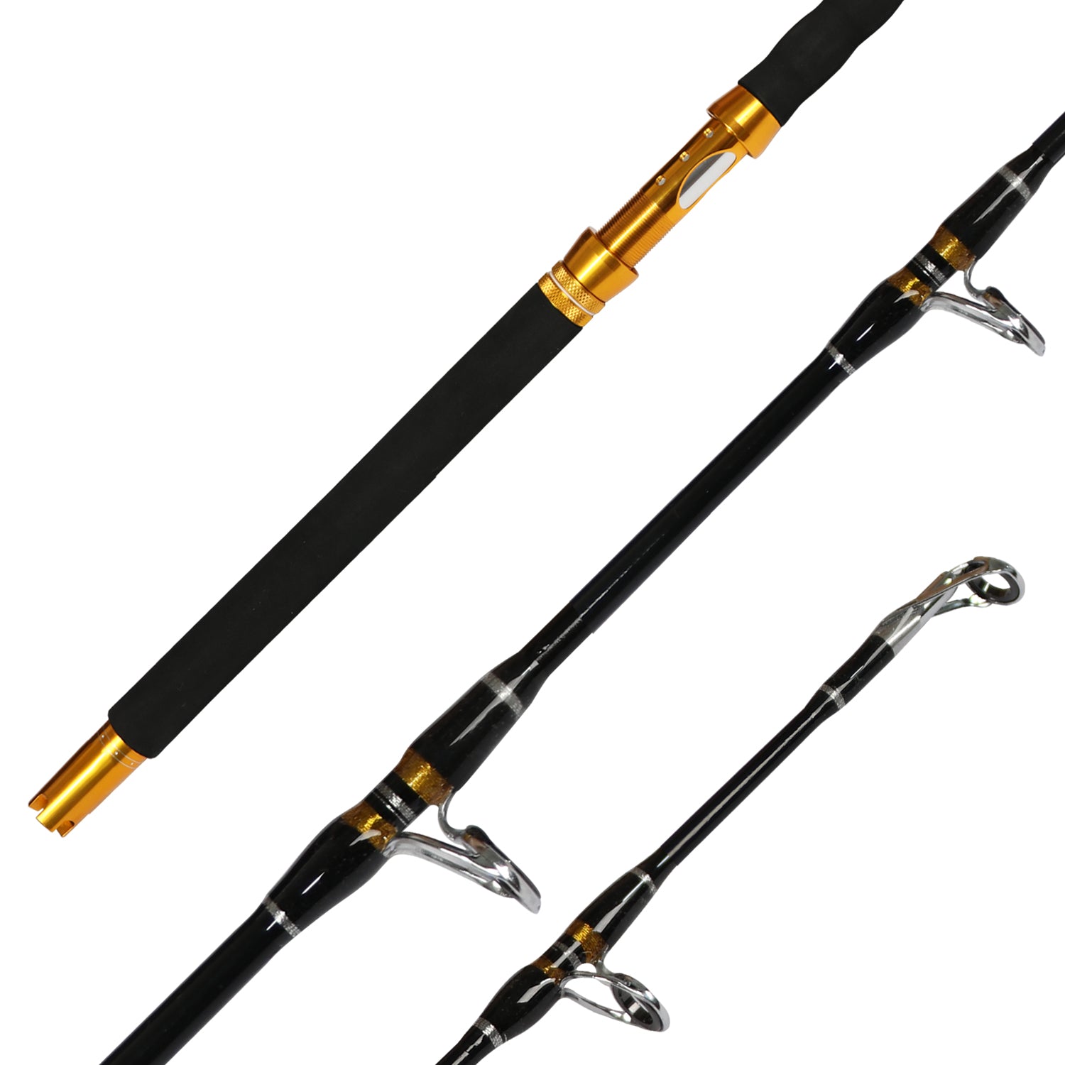 Fiblink Saltwater Jigging Spinning Rod 1Piece Heavy Jig Fishing Rod