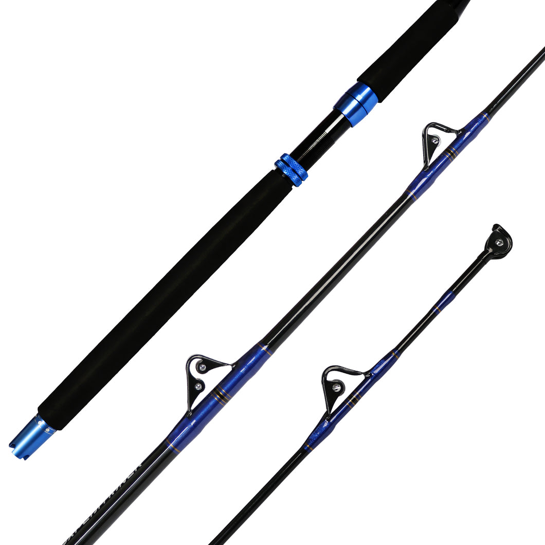 Fiblink 1Piece Saltwater Offshore Trolling Rod Conventional Boat Rod