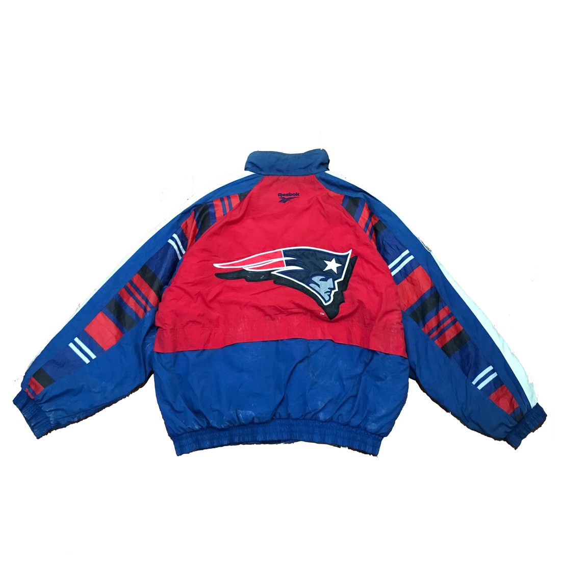 1990's NEW ENGLAND PATRIOTS REEBOK HOODED RAIN COAT XL - Classic American  Sports