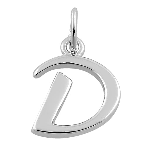 Wholesale Sterling Silver Letter D Pendant for Sale - Wholesale Sparkle