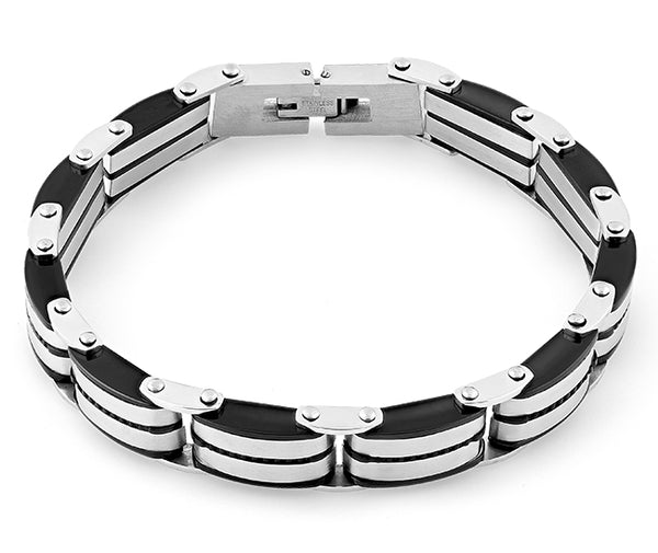 Stainless Steel Black Bracelet