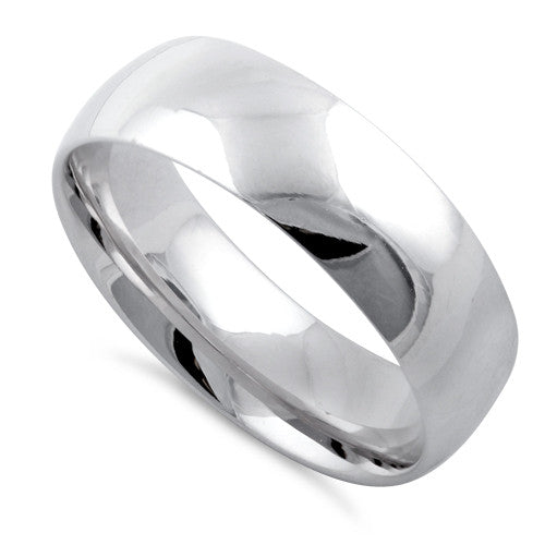Sterling Silver Wedding Band 6mm | Wholesale sterling silver Ring for Sale