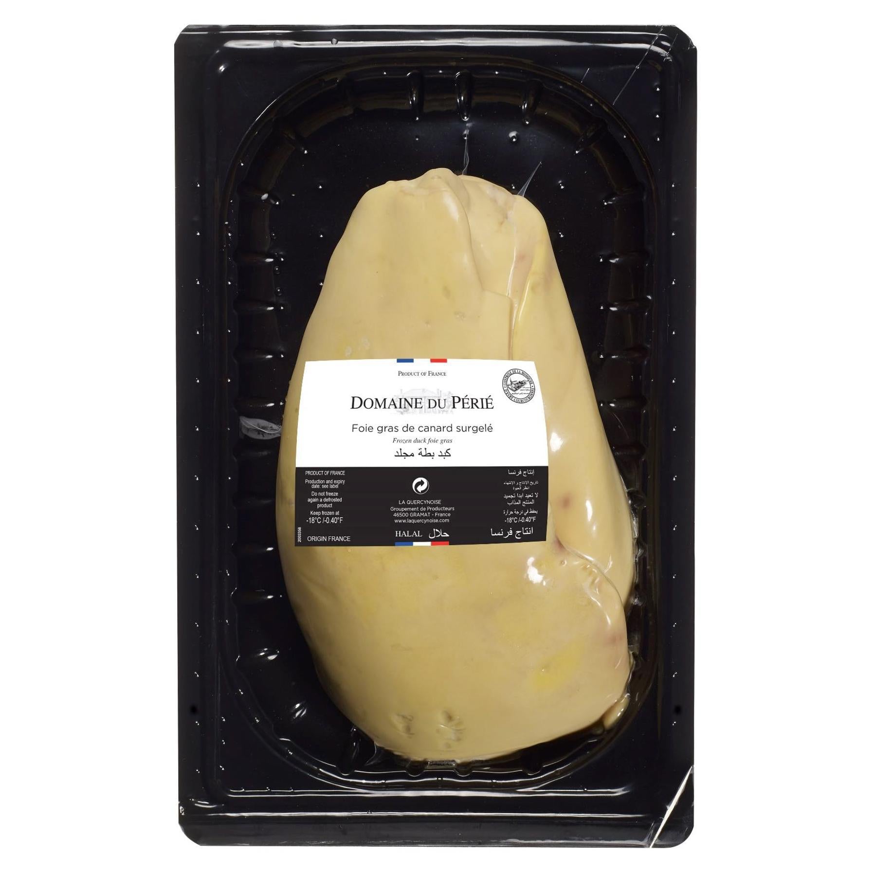 Duck Foie Gras Extra, Flash Frozen (Foie Gras de Canard Entier)