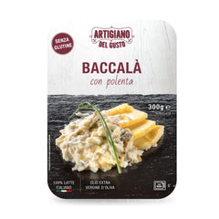 Baccala with Polenta Frozen