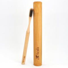 Bamboo Toothbrush Case