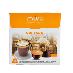 Cortado Coffee Nescafe Compatible Capsules 16pcs