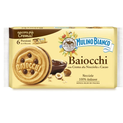 Mulino Bianco Baiocchi Hazelnut Cookies 9.16 oz