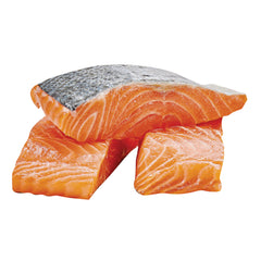 Salmon Slice Skin On Frozen from Norway ~170g x 3pcs