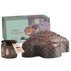 Colomba Nero Sublime 820g with Chocolate Cream Spread 180g