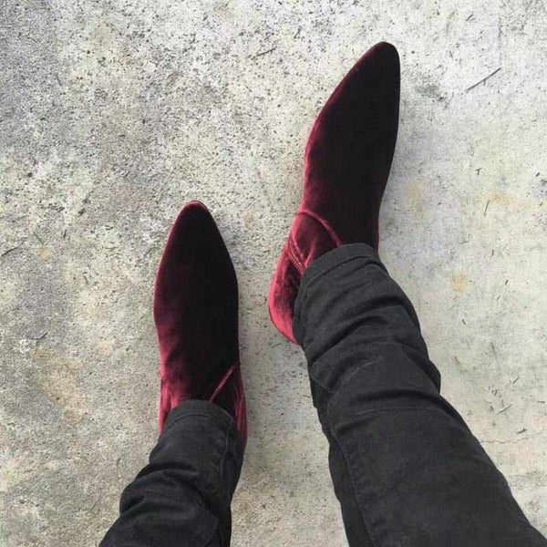 mens red chelsea boots