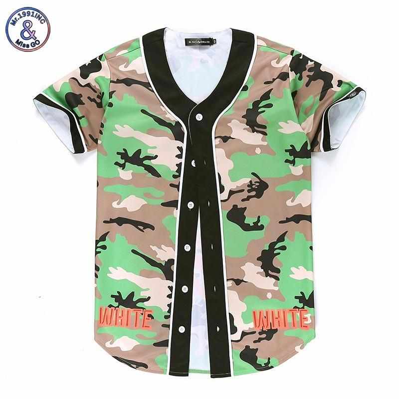 camo baseball jersey