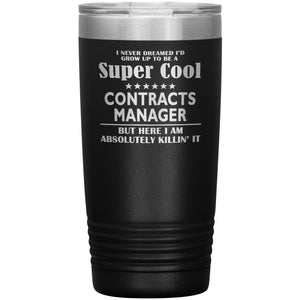 Contracts Manager Travel Mugs