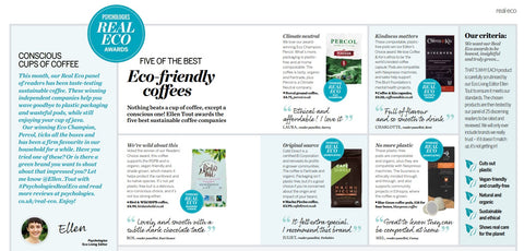 Bird & Wild Coffee wins Psychologies Magazine