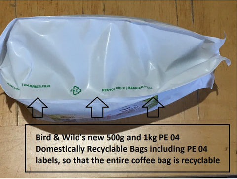 recyclable 200g bags