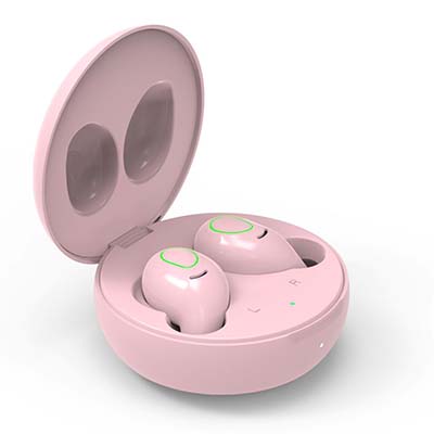 Zen 2 Pink earbuds wireless charging case