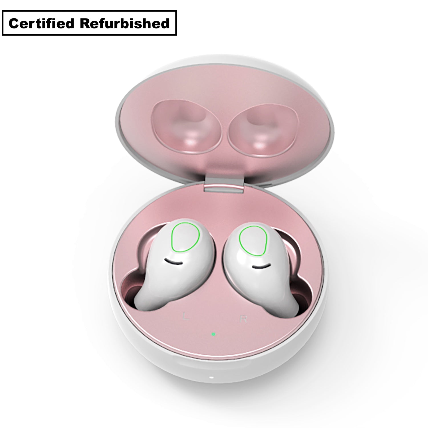AIR ZEN 2.0 Pearl White and Rose Gold Earbuds (In Ear Wireless Headphones) - Grade B