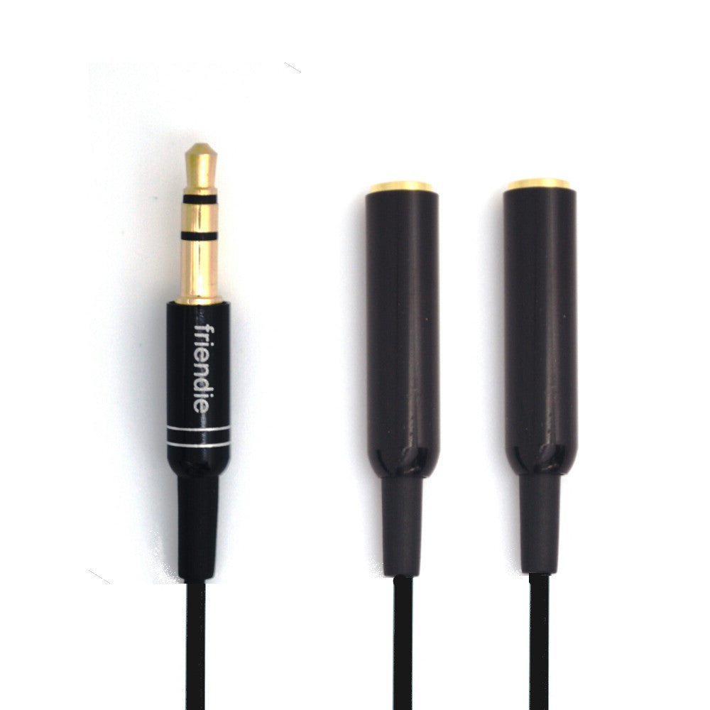 Chic Black friendie Audio Splitter