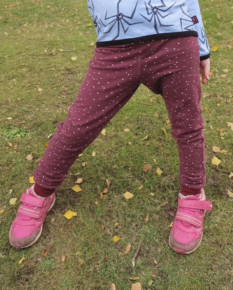 PDF-mønster/pattern: Slim fit joggers child 80-164 – Made by Runi