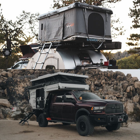 What's better, a Rooftop Tent or a Truck Camper? | ShowerPouch