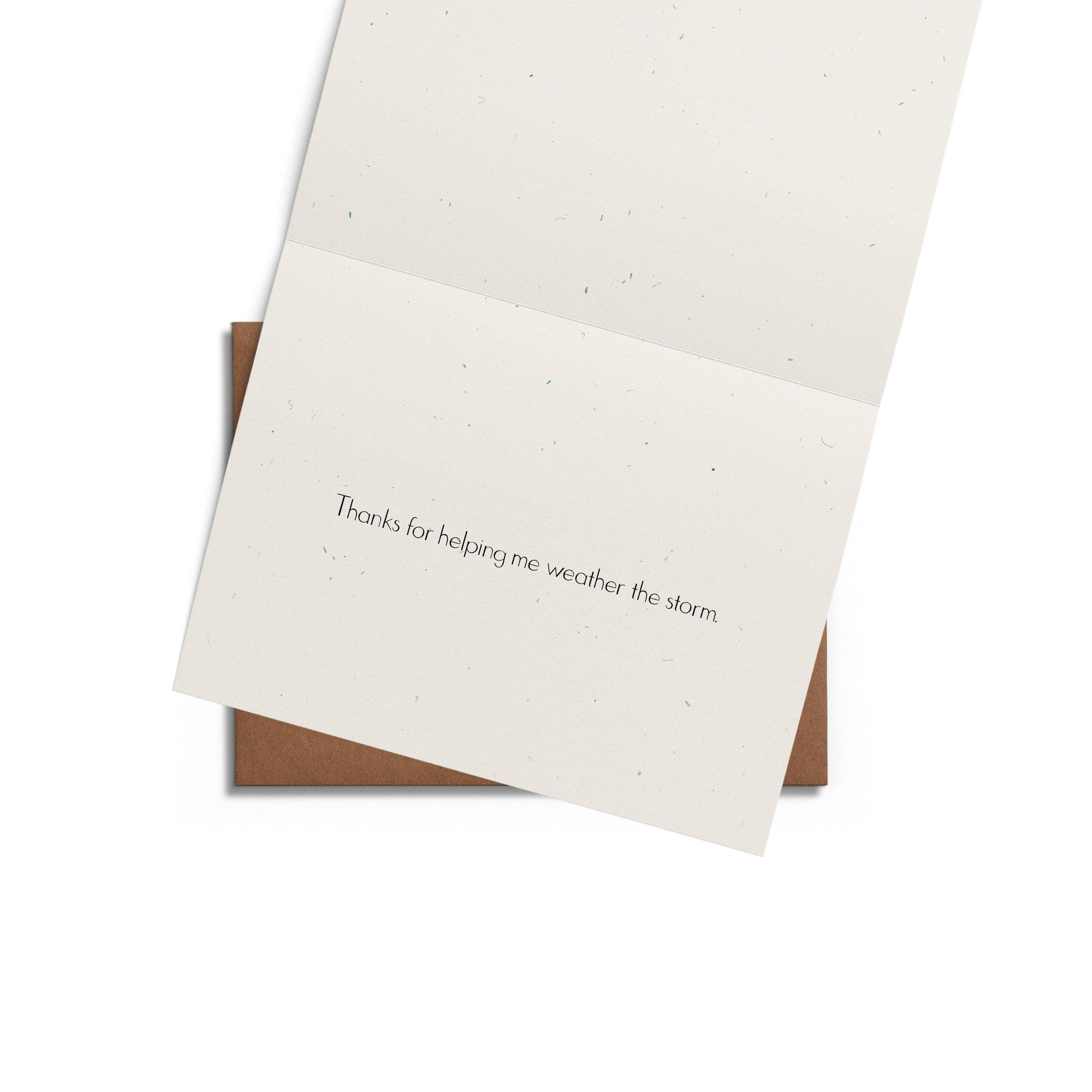 Weather the Storm | Thank You Card – The Collective Shop