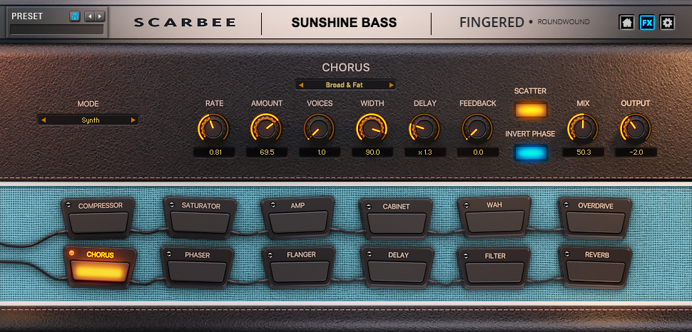 Scarbee Sunshine Bass FX