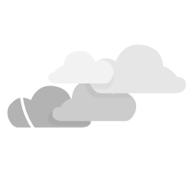 Illustration of clouds in various gray colors