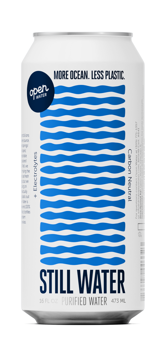 Products — Open Water  Canned water for clean oceans