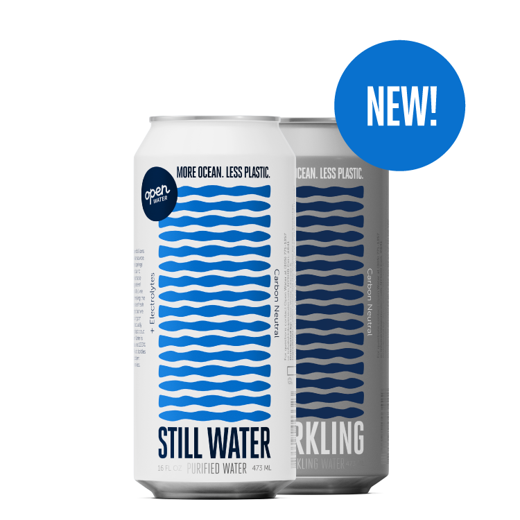 Open Water  Canned water for clean oceans