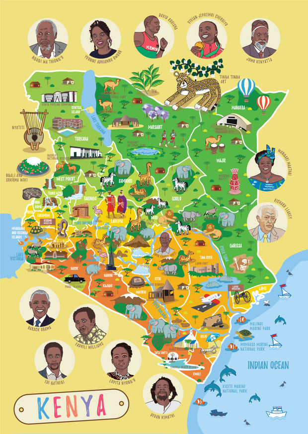 Very Puzzled Kids Swag   Kenya Poster New 620x 