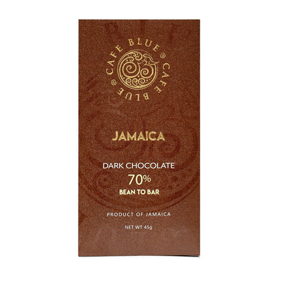 Cafe Blue Jamaica 70% Dark Chocolate Bar, 45g - Caribshopper
