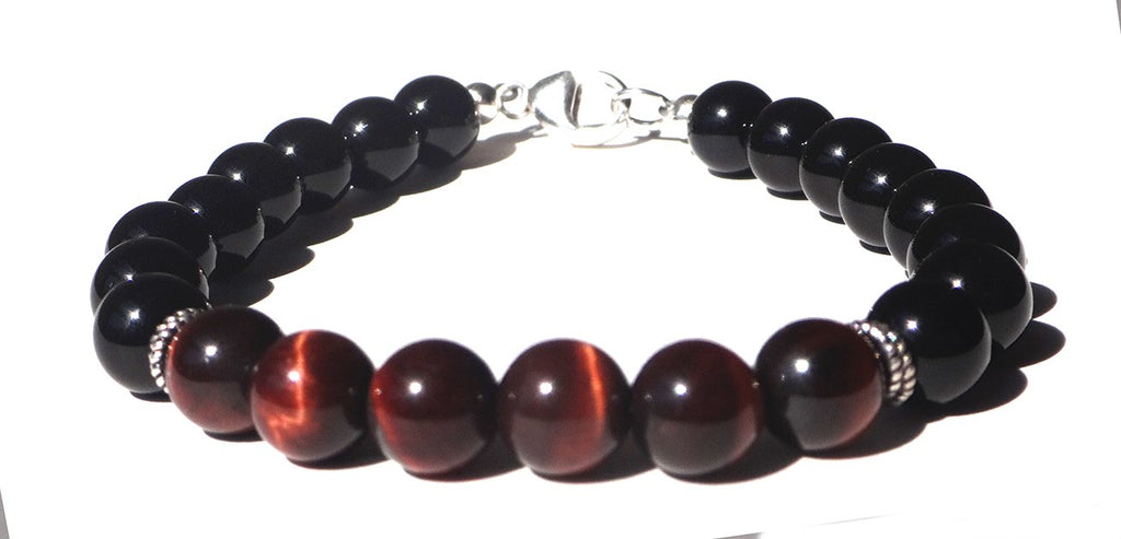 mens crystal bracelet