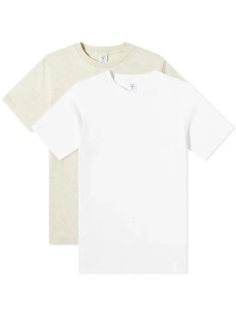 2 Pack Tee- White & Oatmeal - Eames NW