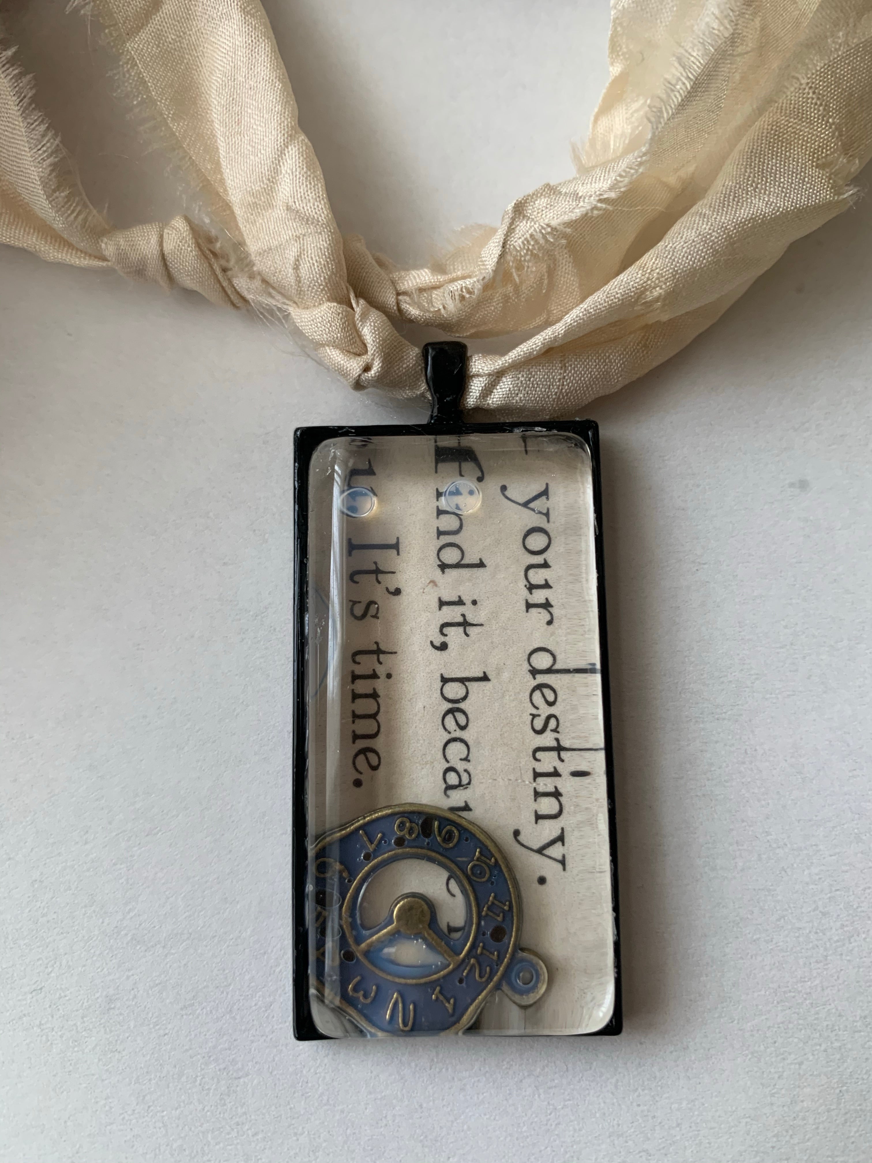 “It’s Time” Destiny Recycled Glass Necklace