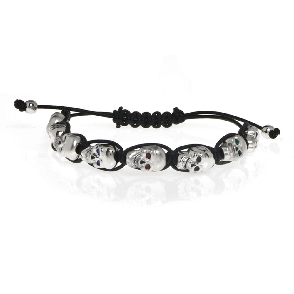 skull shamballa bracelet