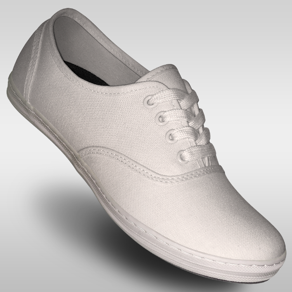 Deter Gladys Amuseren Aris Allen Women's White Classic Canvas Dance Sneaker * Limited Sizes*