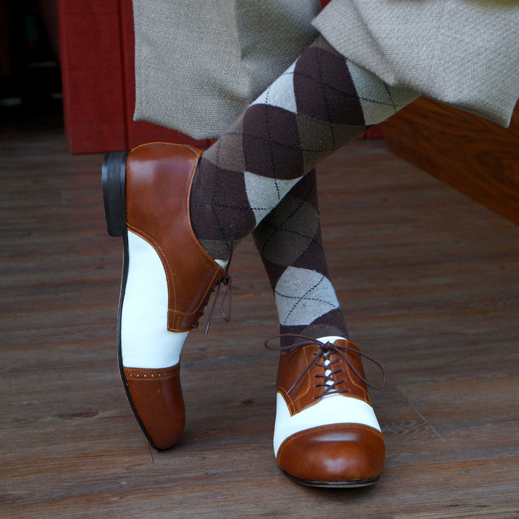 Aris Allen Men's 1932 Brown and Ivory 