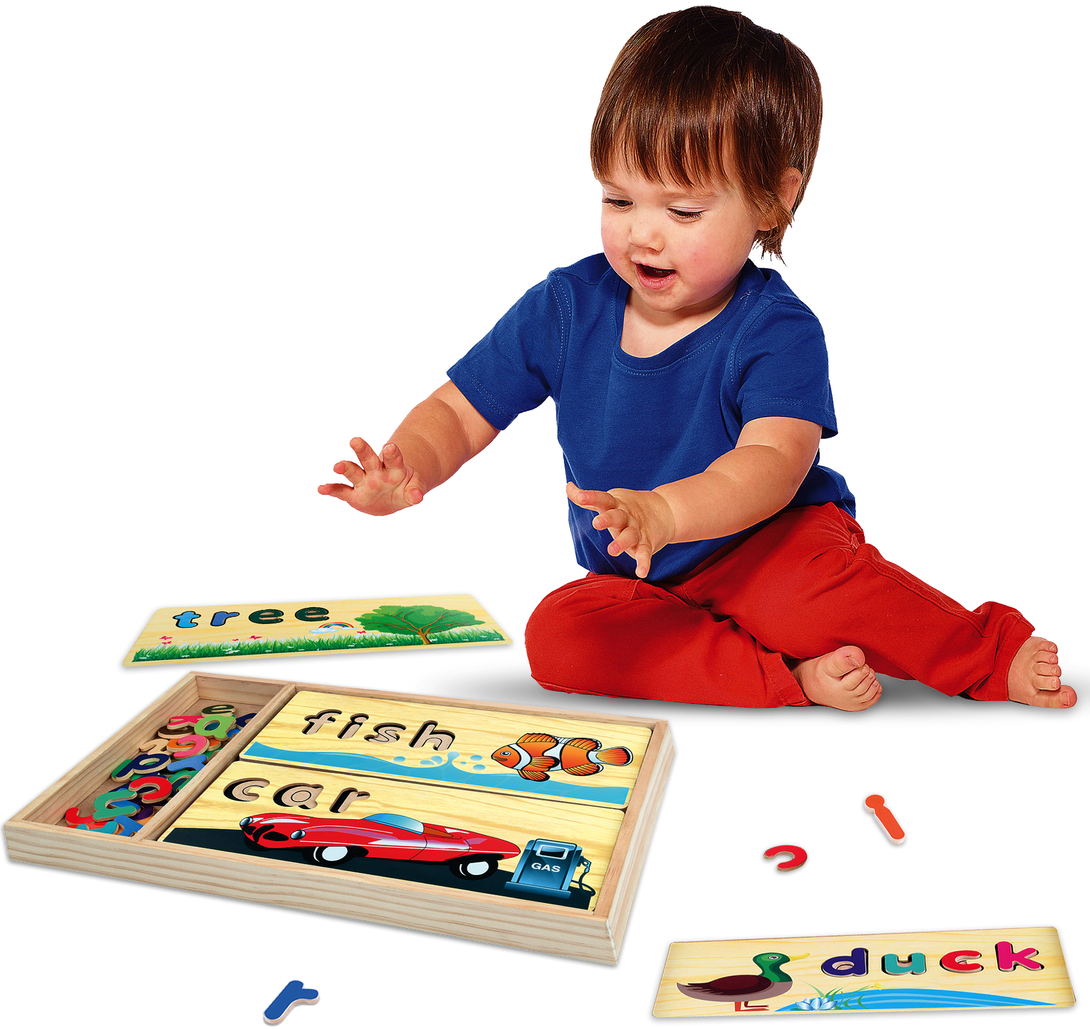 wooden spelling puzzles