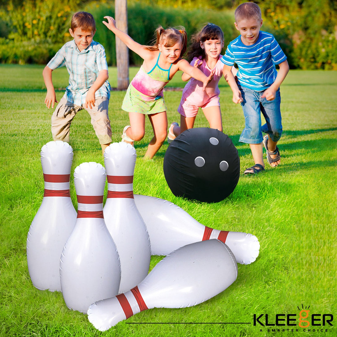 giant inflatable bowling set