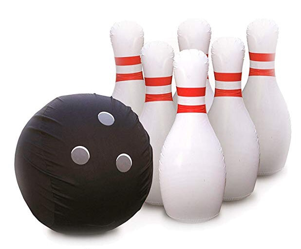large outdoor bowling set