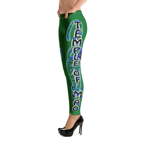 Sweet Pea Temple of Mao Leggings in Jade