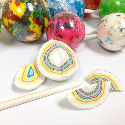 GREEN, JAWBREAKER ON A STICK from Miami Candies Sweets & Snacks