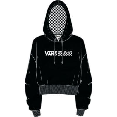 vans black hoodie womens