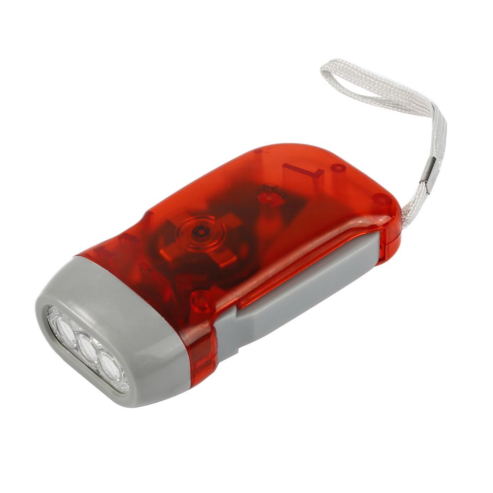 emergency flashlight crank